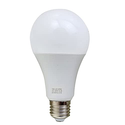 Pack-1,LED LED E27 Light Bulb, A60 12W (100W Equivalent) 3000K Warm White 1206 Lumens Non-Dimmable