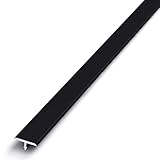 T Molding Floor Transition Strip Matte Black, Aluminum Doorway Edge Trim for Wood Vinyl Laminate...