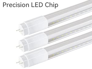 Ledone T5 Tube Lights Linear 4Ft Led Bulbs, Type A&B Double Ended, 5000K Daylight, 24W 3600Lm Frosted With Shatterproof Film, Ul, Fcc & Dlc Listed, Pack Of 25 #TOP4
