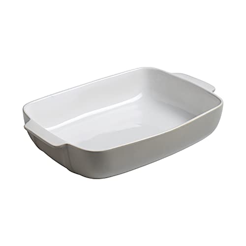 PYREX SIGNATURE Fuente Rectangular Cerámica Gris 36X23X8Cm