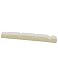 Metallor 4 String Pre-Slotted Cattle Bone Bass Nut Replacement Flat Bottom Compatible with Fender PB Bass Guitar White Unbleached. (Nut: 42×5×3mm)