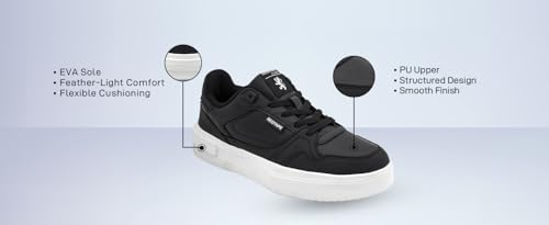 Red Tape Men's Super Casual Sneakers Ideal for Walking, Court Sports & Daily Wear | Cultured Round-Toe Shape, Low-Top Design with Platform Comfort | Cushioned Insole | Non-Slip Outsole2