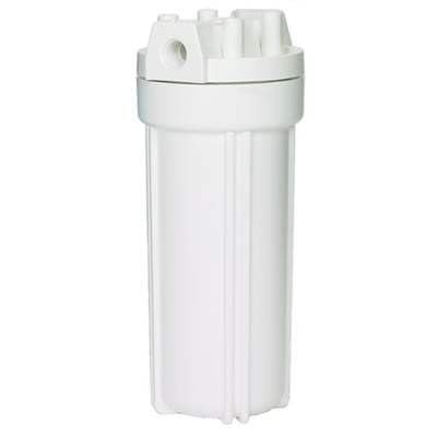 10" Commercial Heavy Duty Filter Housing - White Cap/White Sump 3/4" NPT