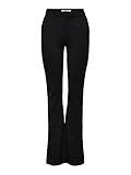 Only Damen Onlvika Mw Flared Slit Pant Tlr Hose, Schwarz, 38