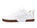 DVS Men's Comanche Lt Skate Shoe, White/White/Gum-9M