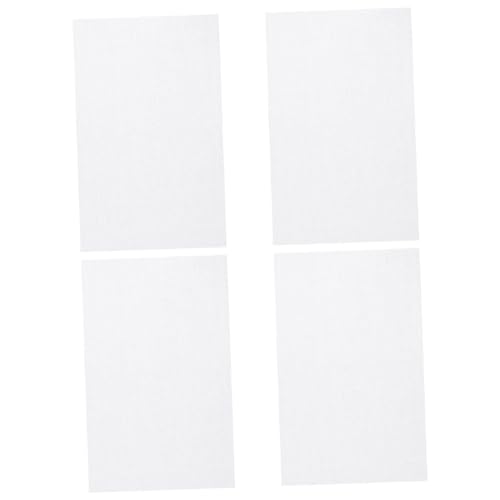 BELLIFFY Embroidery Fabric Set DIY Cross Stitch Cloth White Gridding 4 Sheets Sewing Fabric for Projects