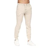 Crosshatch Karmon Herren Jogginghose, stein, 100