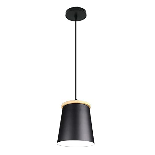 Lampe pendante ajustable en bois pour corriger l'éclairage d'une chambre