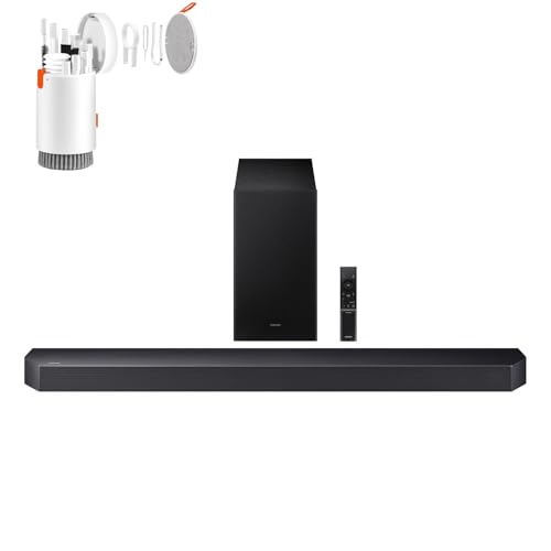 Samsung Q-Series 3.1.2ch Dolby Atmos Soundbar with Wireless Subwoofer, Q-Symphony Audio, SpaceFit Sound Pro & Adaptive Sound, TV Soundbar for Home Theater Movies & Gaming (2025) HW-Q600F