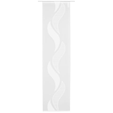 Panel Japonés Home Fashion Scherli en Voile Blanco Cover