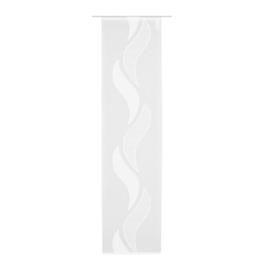 Home Fashion 87787-810 Scherli - Panel japonés, Fabricado en Voile, 245 x 60 cm, Color Blanco
