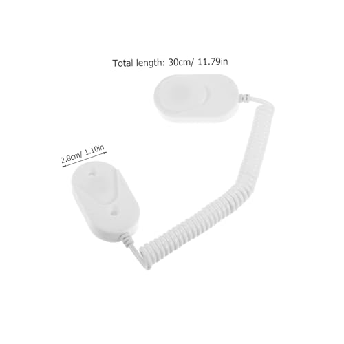 MUELODSIC 磁気式リモコン管理器 伸縮セキュリティケーブル付き 防紛失リモコンホルダー 電話用ハーネス 多機種対応 簡単設置で室内整理に