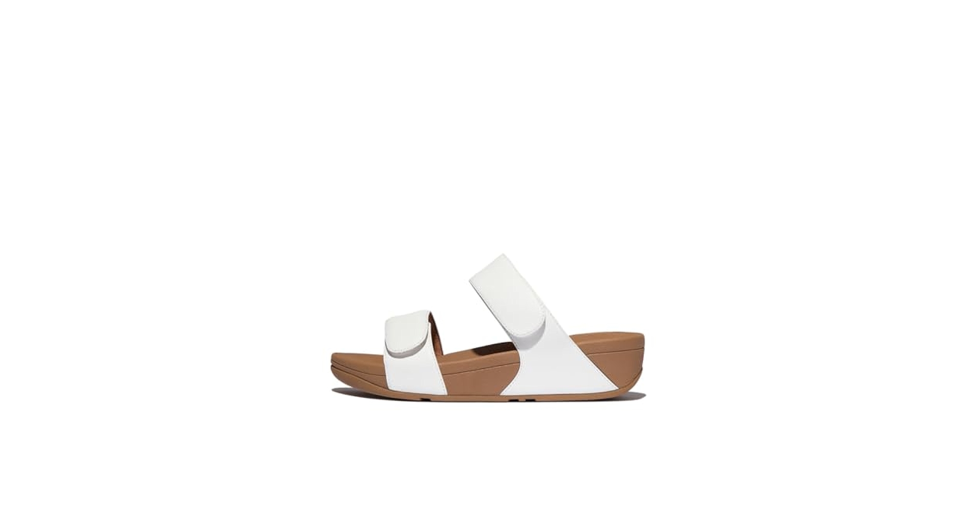 Amazon.com | Fitflop Women's Lulu Adjustable Leather Slides
