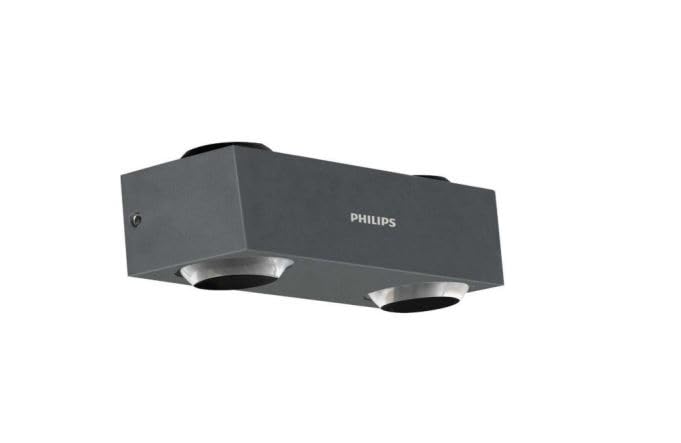 Philips Vectra 5W Warm White 2-Way LED Wall Light (800274) | IP65 Waterproof | Up & Down Outdoor Wall Lamp | Modern Architectural Façade Lighting-image-45
