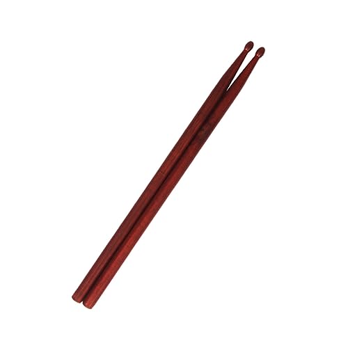 Baquetas de madera para batería 1 par color marrón miniatura 1