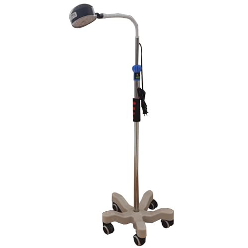 WANGCEPLSD Lámpara para Cirugía Quirúrgica, Luz de Examen Quirúrgico de Acero Inoxidable, Lámpara de Luz de Examen Médico Móvil, Altura y Ángulo Ajustables, para Pacientes Ambulatorios, Estomatología