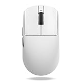 ATK VXE トンボ R1シリーズ ワイヤレスゲーミングマウス – 超軽量(48–55g) PixArt PAW3395/3395 SEセンサー 最大26,000(R1, ホワイト)