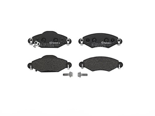 Plaquettes de frein Brembo P83053 avant à haute friction et réduction des bruits