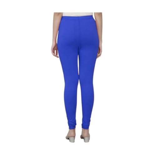 Image of Tanu Women's Cotton Leggings | Ultra-Soft, Stretchable and Comfortable | Casual Slim Fit Full Length Leggings for Women and Girls (Combo Pack of 3)