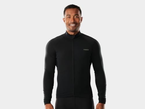 Trek Circuit Thermal Winter Fahrrad Trikot lang schwarz 2025: Größe: XS (42/44)