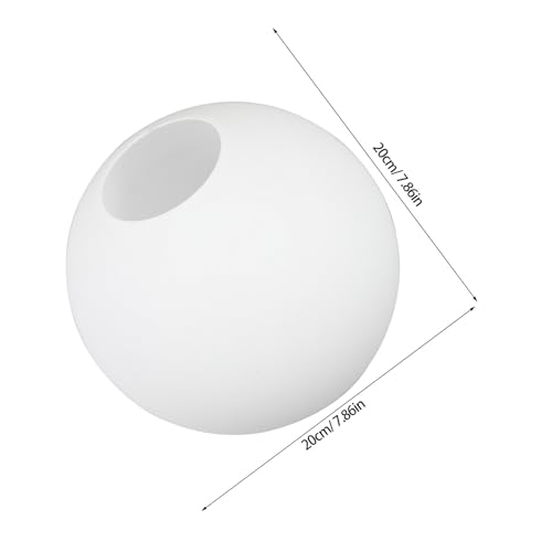 Diffuseur de lumière élégant avec abat-jour suspendu globe verre dépoli - 2