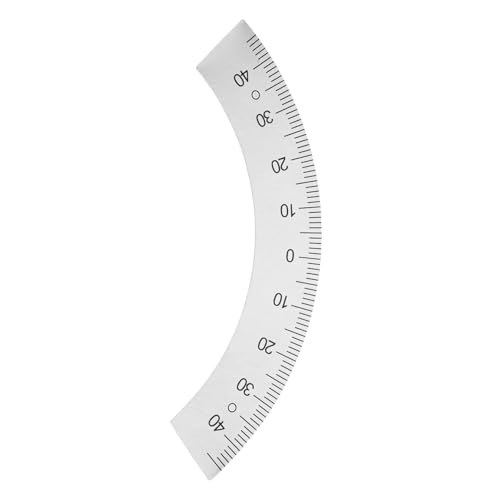 45Degree Scale Ruler for Milling Machines Angle Protractor Durable Arc Gauging Tool Compact Design for for Professionals and DIY Enthusiasts