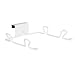 Spectrum Diversified Over-The-Cabinet Door Trash Bag Holder, White