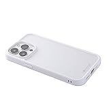 Deff ディーフ iPhone14/13用 ガラスとTPUで作った衝撃に強いケース ホワイト