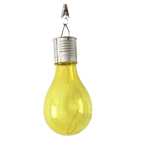 Solar Hanging Camping Lights Garden Yard Pathway Waterproof LED Light Bulb (Yellow) Solar Hanging Camping Lights Garden Yard Pathway Waterproof LED Light Bulb (Yellow)