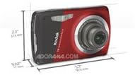 Kodak Easyshare M530 Digital Camera (Red) - Dimensions