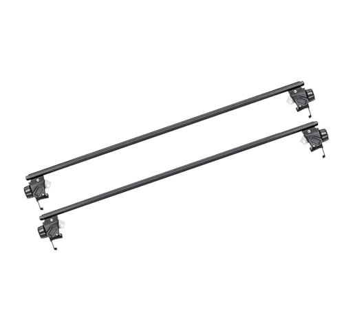 Barres de toit transversales haut de gamme en aluminium noir pour Toyota Camry