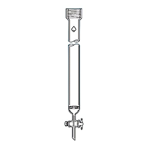 Colonne de chromatographie Flash 50 mm ID porosité B pour séparation de solvants