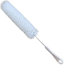 Extra Long Bottle Cleaning Brush – 16” Nylon Bristles x 2.17” Wide, Flexible Scrub Brush for Water Bottles, Vases, Decanters & Carafes, Pack of 1