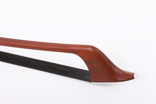 YoungMonic 3/4 aufrechter Kontrabassbogen Deutscher Hochgriff Bassbogen Schwarz Pferdehaar Advance (3/4)