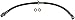 Dorman H621205 Rear Passenger Side Brake Hydraulic Hose Compatible with Select Subaru Models