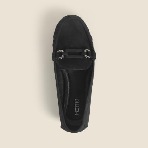 Image of Metro Women's Beige Slip On Closure Casual - Loafers with Flat Sole