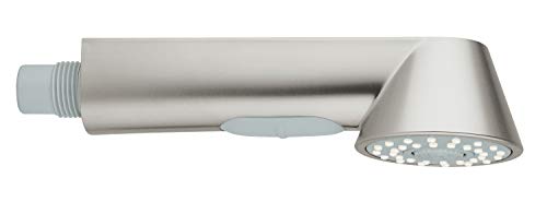 Preisvergleich Produktbild GROHE Spülbrause (langlebige Oberfläche, Original Ersatzteil, Robust, Herstellergarantie: 5 Jahre), Supersteel, 64156DC0