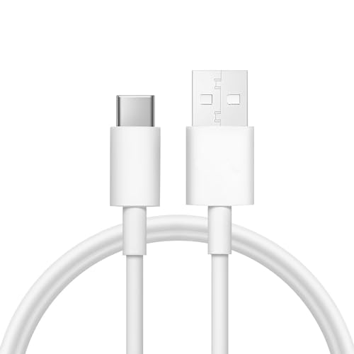 Image of Vivo Flash Usb Type C Mobile Data Charging Cable For Vivo V30 /V29 /V28 /V27 /V25 /V23E /V23 Pro /V21 5G /Iqoo Neo 9 Pro /12 5G /Neo 7 Pro /Z7 /Z7S /Z6 Lite /11 /Z6 44W /T2 /Iqoo 9,80W Usb-C Y Series-White