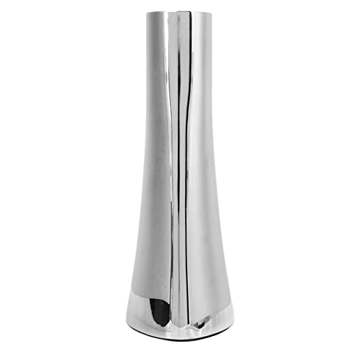Metal Vase, Rustproof 304 Stainless Steel Flower Vase, Light Luxury Polished Tabletop for Fireplace Bedroom, Kitchen