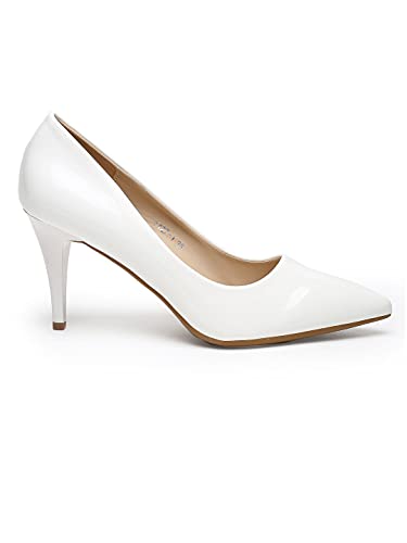 Image of Flat n Heels Womens Beige Pumps FnH 1127-1-BG