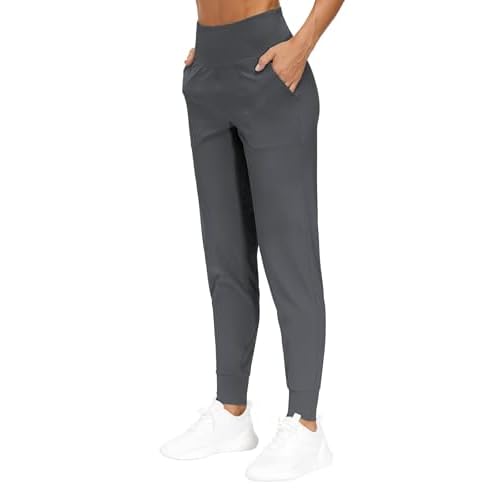 THE GYM PEOPLE Women’s Joggers Pants Lightweight Athletic Leggings Tapered Lounge Pants for Workout, Yoga, Running