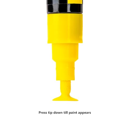 Camel 4.5mm Bullet Tip Acrylic Markers, 12 Shades - Image 7