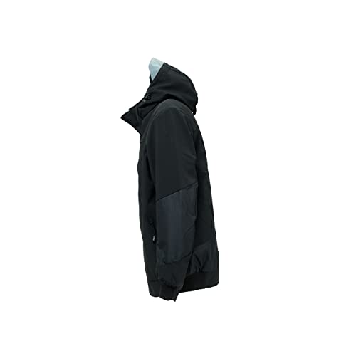 U-Power Blaze, Giacca Softshell Imbottita, Con Cappuccio Staccabile, Tessuto Traspirante, Antivento, Idrorepellente, Zip Intera, Multitasche (Black CARBON_3XL) - 3