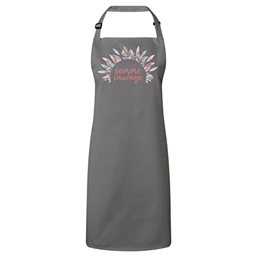 Tablier cuisine femme sauvage bohème chic de qualité réglable pour passionnées de nature