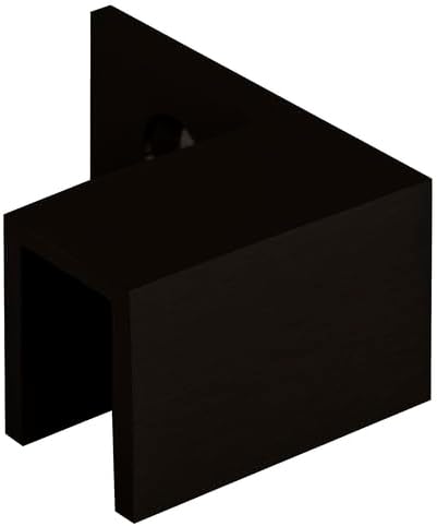 C.R. LAURENCE S0GC37R0RB CRL Oil Rubbed Bronze Right Hand"Sleeve Over" Wall Mount Glass Clamp