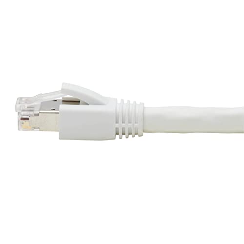 Cable Ethernet Cat8 TRIPP LITE, 10 pies, Blanco miniatura 5