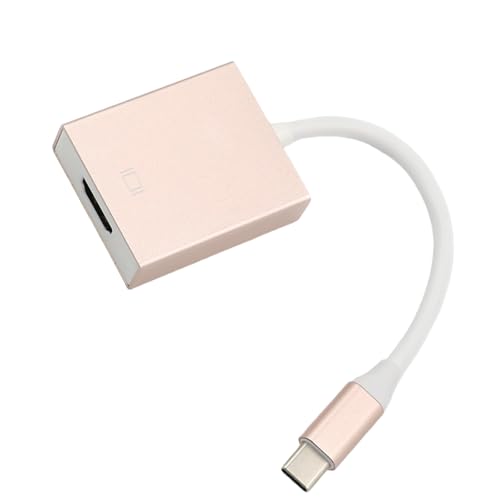 OAJABBGE Adaptador De Convertidores USB C A Aluminio Admite Salida 4K para Tabletas Teléfonos Inteligentes Computadoras Portátiles A Televisores Conexión Monitores Cable Adaptador