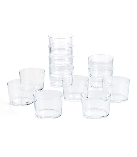 Acan Tradineur - Caja de 12 Vasos Modelo Chiquito - 23 cl - Fabricado en Vidrio Resistente - Apto para lavavajillas - 12 Uds Totales