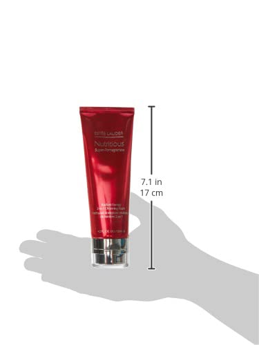 Estee Lauder Nutritious Super-Pomegranate Radiant Energy 2-In-1 Cleansing Foam, Full Size, 4.2 Fl Oz