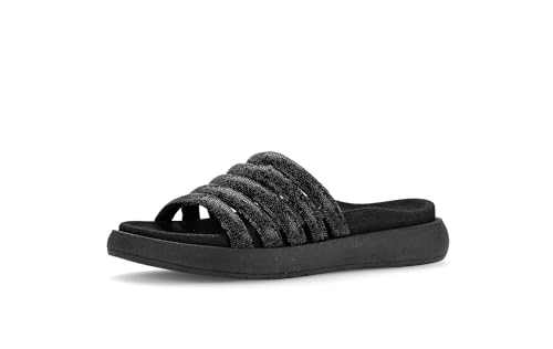 Gabor Damen Pantoletten, Frauen Slipper,Best Fitting,backless slipper,gartenschuhe,sommerschuhe,sommerclogs,sandalen,mules,schwarz,40 EU / 6.5 UK